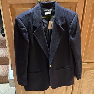 NEVER WORN: Vintage Pure Wool Navy Blazer